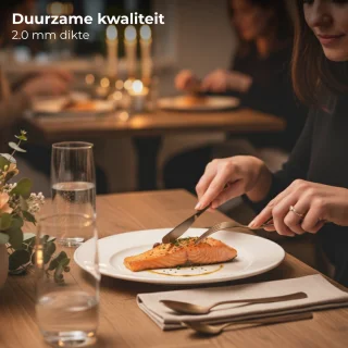 Lomera Bestekset 16-delig - Mat Goud