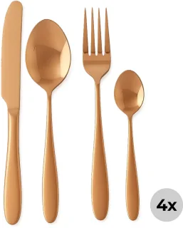 Lomera Koper bestekset 16-delig (4-persoons)