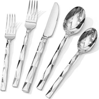 longziming Bestekset - 5 stuks - RVS