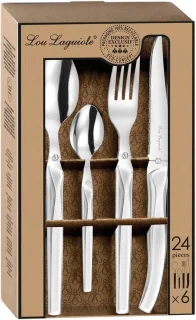 Lou Lagioule Rising Sun bestekset 24-delig wit