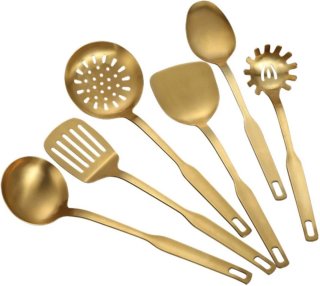 De LOUZIR Bestekset 6-delig Goud in één oogopslag