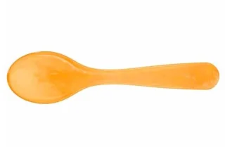 Lumispoon lepel 12cm oranje acryl