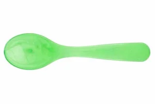 Lumispoon lepel appelgroen acryl 12 cm