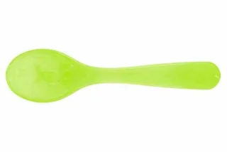 Lumispoon lepel limoengroen acryl