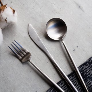 Lusso Elegante Bestek Set Voorgerecht Zilver 6 Persoons