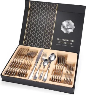 Luxe RVS Bestek Set 24-delig 6 Personen