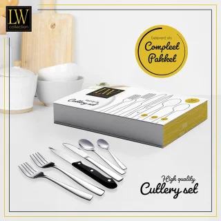 LW Collection bestekset 36-delig 6-persoons zilverkleurig