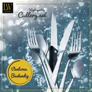 LW Collection bestekset 48-delig 8 persoons zilver