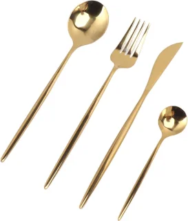 Magnetrondoosje Gold Roestvrijstalen Bestekset
