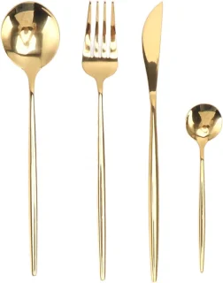 Magnetrondoosje Gold Roestvrijstalen Bestekset