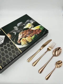 Maison Extravagante Roma Bestekset Rosé Goud 24-delig