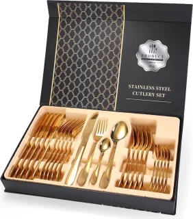 Maison Extravagante ROMA Gold bestekset 24-delig
