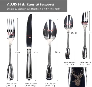 MamboCat ALOIS bestekset 30-delig voor 6 personen