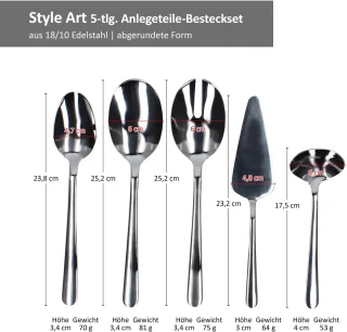 MamboCat Justinus Style Art bestekset 5-delig