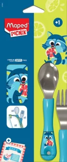 Maped PICNIK Bestekset 3-delig blauw