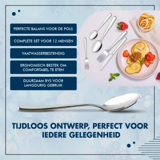 Master Knives 12 Persoons Bestekset 72-delig