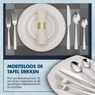 Master Knives 12 Persoons Bestekset 72-delig