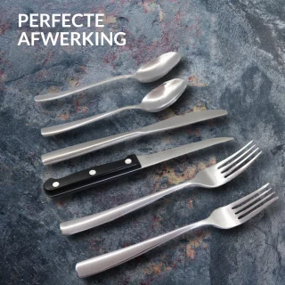 Master Knives 36-delig Bestekset 6 Persoons RVS Zilver