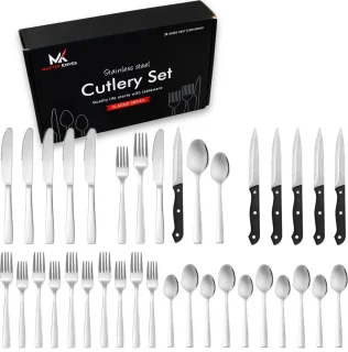 Master Knives 36-delig Bestekset 6 Persoons RVS Zilver