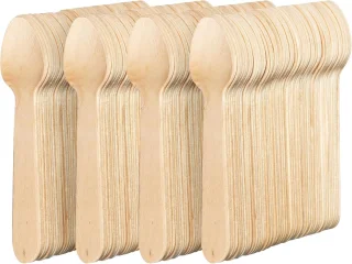 MATANA 200 Houten Lepels Bestekset