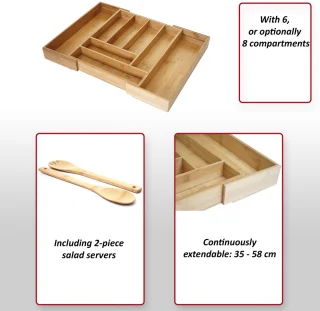 MCW-C12 bamboe salade servers 2-delig