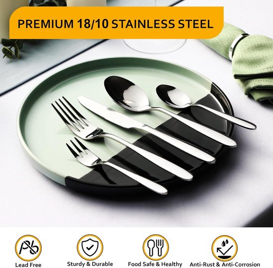 Ménagère 30 Pièces INOX pour 6 Personnes review