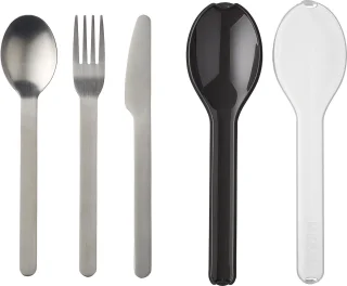 Mepal Ellipse bestekset 3-delig Nordic Black