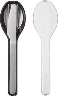 Mepal Ellipse bestekset 3-delig Nordic Black