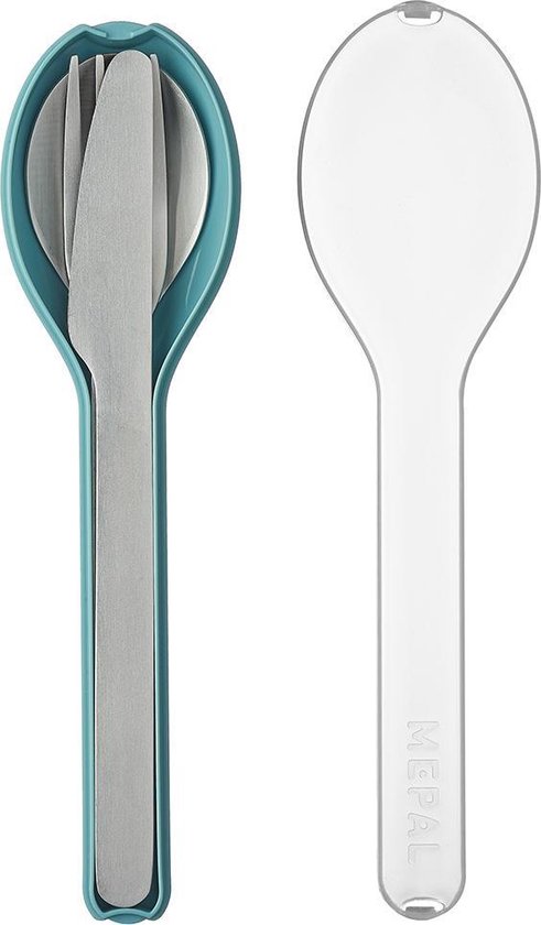 Mepal Ellipse bestekset 3-delig RVS Nordic Green