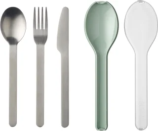 Mepal Ellipse bestekset 3-delig RVS Nordic Sage