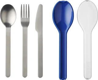 Mepal Ellipse bestekset 3-delig Vivid Blue