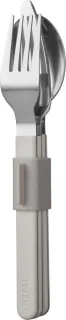Mepal Silueta 3-delig reisbestek Nordic White