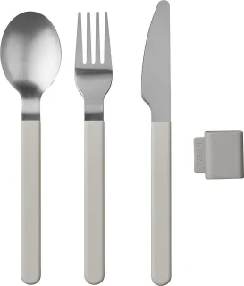 Mepal Silueta 3-delig reisbestek Nordic White