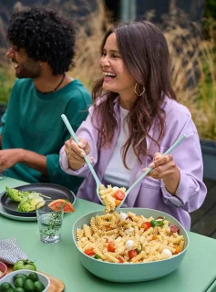 Mepal Silueta saladebestek Nordic sage 2-delig
