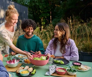 Mepal Silueta saladebestek Nordic sage 2-delig