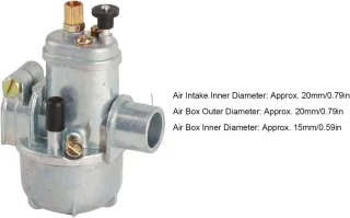 Metaalconstructie Carburateur 15mm Bing Stijl 20mm Inlaat Diameter