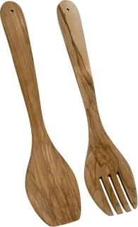 Metaltex Saladebestek Olijfhout 2-delig 30 cm