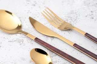 Mikasa Bestekset 16-delig RVS Goud Schildpad 4 Personen