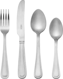 Mikasa Portobello 16-delige roestvrijstalen bestekset voor 4 personen