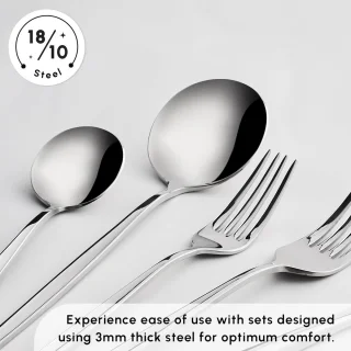 Modern Design RVS bestekset 60-delig (12 personen)