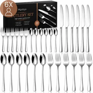 Montzys® 30-delige bestekset 6 persoons review