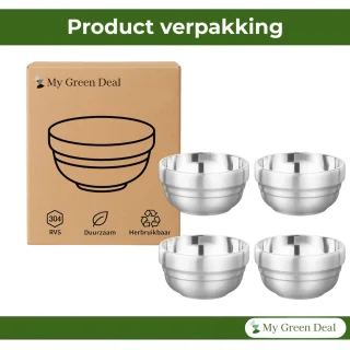 My Green Deal - RVS Kommetjesset 4-delig