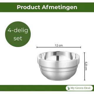 My Green Deal - RVS Kommetjesset 4-delig
