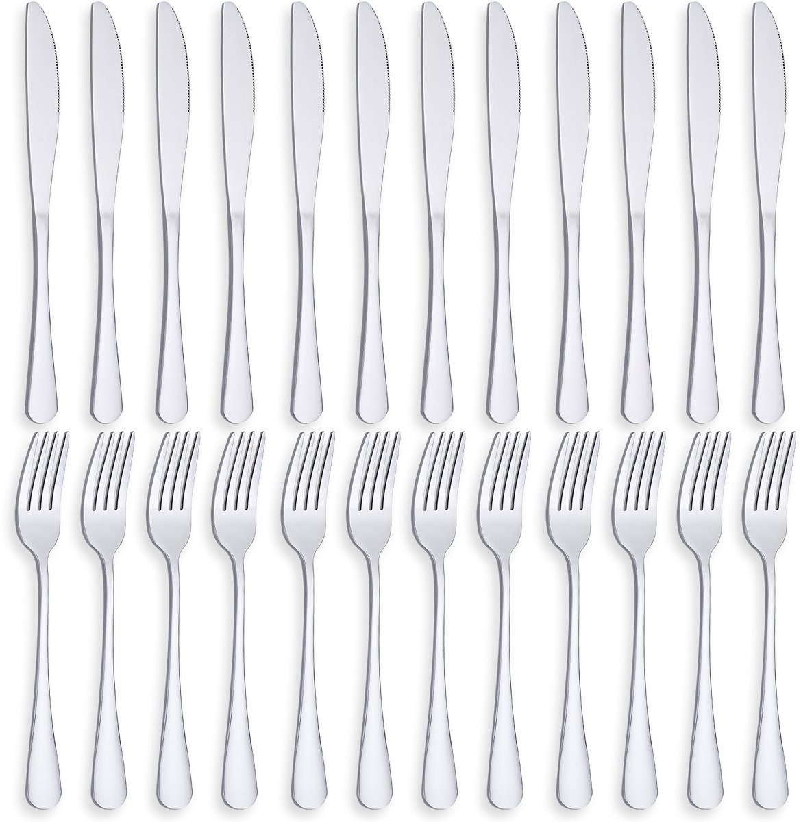 De My Ninki Uitgebreide Bestekset 24-delig voor 12 personen in één oogopslag