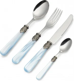 Napoleon Ice Blauw Diner Bestekset