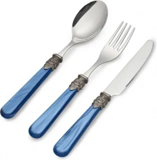Napoleon Ontbijt Bestekset Blauw