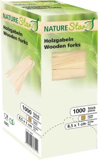 Nature Star houten frietvorkjes 1000 stuks