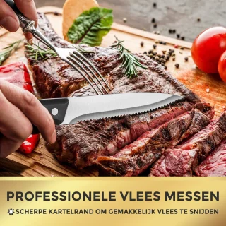 Nince Bestekset 36-delig RVS Zilver voor 6 Personen