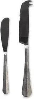 Nkuku Osko Kaas- & Botermessen Zilver Set 2