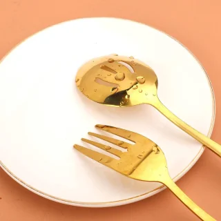 Nordivar 12-delig Gouden Serviesset RVS